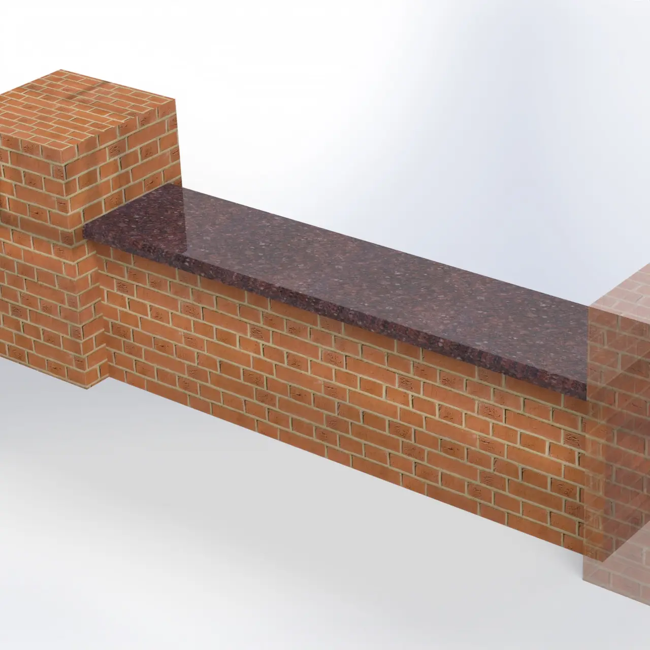 Гранітні кришки на паркан: захист, естетика і довговічність в одному рішенні