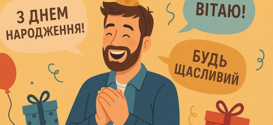 Привітання з днем народження: як сказати щось справжнє, а не просто правильне